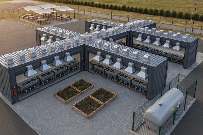 Modular Community Kitchen